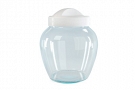 Glass storage jar "Avena Drop" 1,5 L